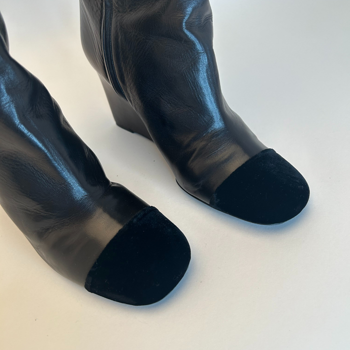 Bottes Chanel compensé 41C