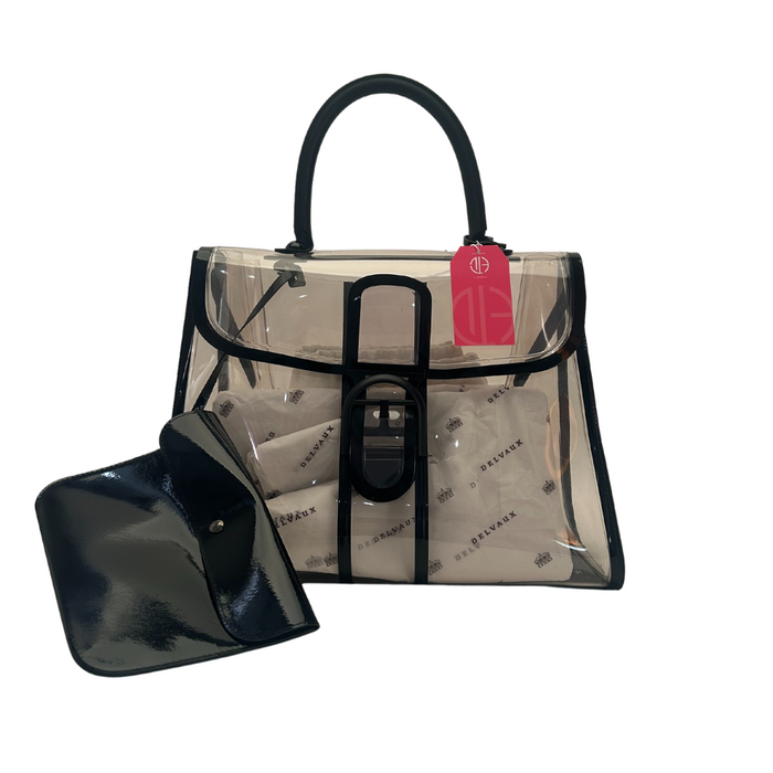 Sac Delvaux brillant X-Ray vinyle