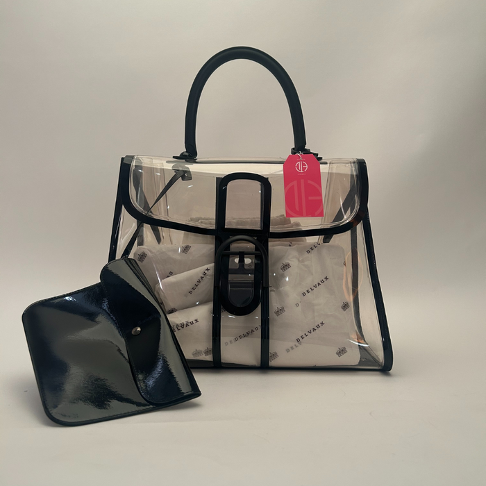 Sac Delvaux brillant X-Ray vinyle