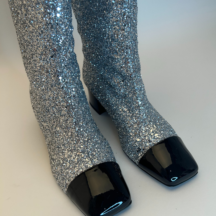 Bottes chanel à sequins 42