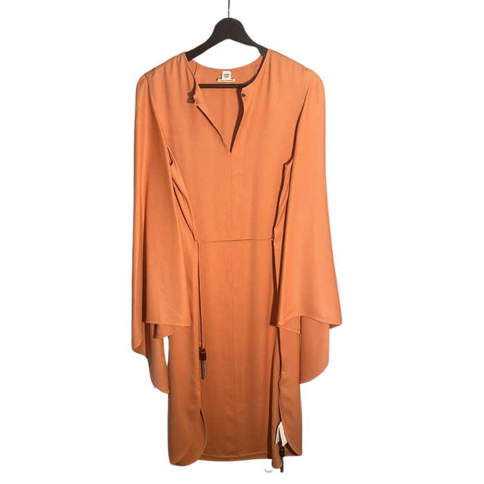 Robe Hermès Esprit Cape crepe de soie 36