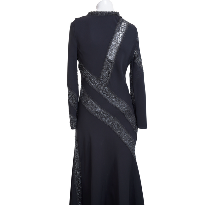 Robe Hermès Galons Georgette de So 36