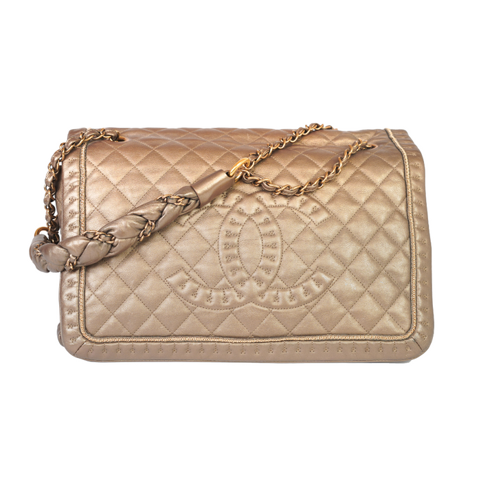 Sac Chanel Jumbo en Bronze