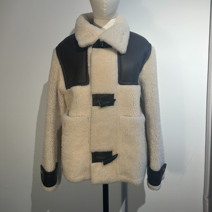 Blouson Hermès peau lainée 46