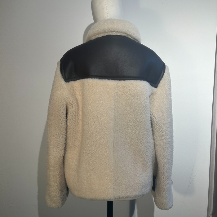 Blouson Hermès peau lainée 46