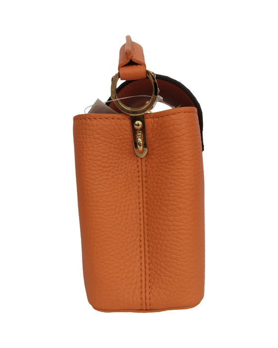 LV CAPUCINES MINI ORANGE PHYTON HANDLE NEW