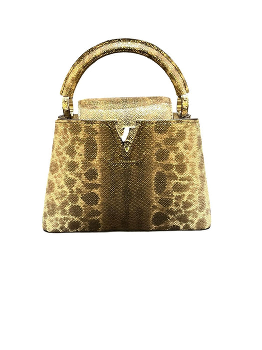 LV CAPUCINES MINI LIZZARD NATURAL OMBRE NEW