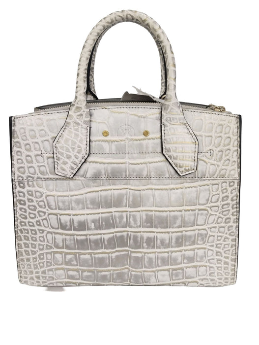 LV STEAMER MINI CROCO GREY GOLD NEW