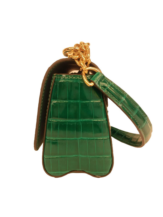 LV TWIST MINI CROCO EMERALD GHW NEW