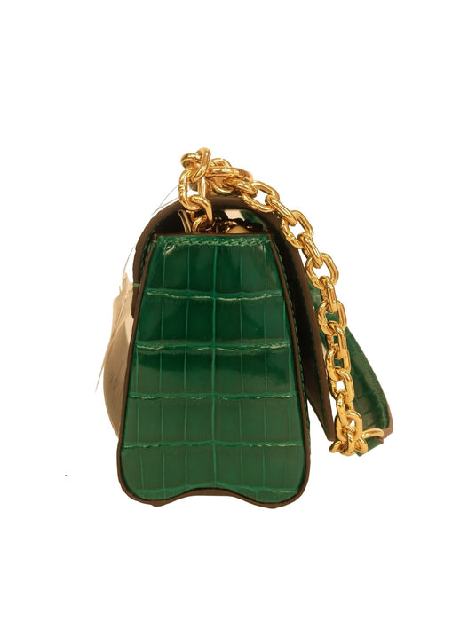 LV TWIST MINI CROCO EMERALD GHW NEW