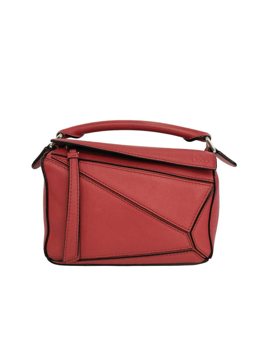 LOEWE PUZZLE MINI RED PRW PRE-LOVED