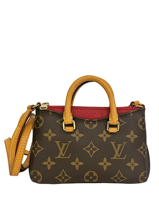 LV PALLAS NANO MONOGRAM CERISE PRW PRE-LOVED