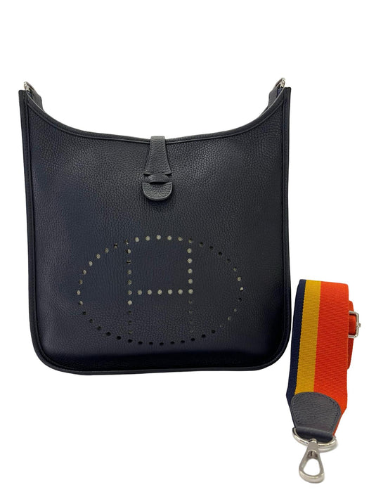 HERMES EVELYN PM BLUE PAON EPSOM - PRW PRE-LOVED