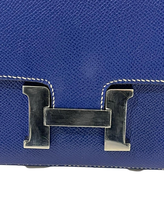 HERMES CONSTANCE ELAN BLUE ELECTRIC PHW PRE-LOVED